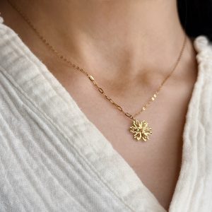 گردنبند گوله برف لوکس