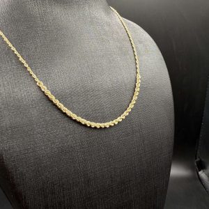 گردنبند طلا طنابی کونیک لوکس