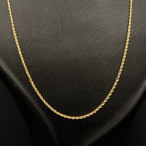 گردنبند طلا طنابی کونیک